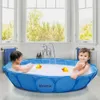 Badkarplatser Säten Pet Swimming Bathtub Kiddie Kids Bath Foldbar Pool For Dogs Pets Demochable Pools R230818