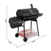 Grills BBQ Grills Royal Gourmet 30 "CC1830S شواء الفحم مع SMOKER SMOKER 230817