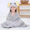 Pajamas Children's Poncho Toule Animal Carton de salle de bain pour enfants Coton Unicorne Robe bébé fille Pyjamas Salle Salle de bain Costume Z230818