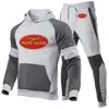 Herrspårar Moto Guzzi 2023 Spring och Autumn Style Tracksuit Sweatshirt Pants Pullover Hoodie Sportwear Suits Casual Clothes