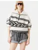 Marant Women Fashion Classic Sweaters Neue Etoile Marner Sweater Women Reißverschluss Pullover Pullover Pullover Halbzip Fleece Coat Designer Strickmann Frauen gestrickt KN O0DY#