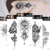 Tatouages temporaires 100pcs en gros autocollant imperméable homme bohème loup totem arabe écriture corps bras art faux femmes tatoos 230825