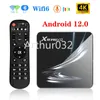 X88 PRO 12 Android 12,0 Smart TV Box RK3318 4GB + 64GB 2,4G/5G Wifi reproductor multimedia Bluetooth Wifi6 4K VP9 H.265 decodificador