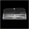Solglasögon Fall Fashion Plastic Tralight Portable Transparenta Reading Glasse Boxes For Women Män uni Eyewear Accessories Drop Delive Dhhzm