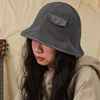 Beralar 2023 Peaky Blinders Boina Sıradan Kuzu Kaşmir Kış Kış Balıkçı'nın Şapka Backet Kadınlar Orijinal Cep Sıcak Havza Kapak Kovası