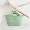 Designer Bag Children's Xiaoqing New Dopamine Cotton Rope Handbag Macaron Women's Mini Cute Grass Tide designer bag caitlin_fashion_bags