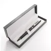 10st Black Rectangular Gift Pen Box Paper Small Cases