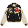Herrjackor American Vintage Baseball Jacket för män Patchwork Letter Brodery Bomber Hip Hop Autumn Varsity outwear unisex 2023 230818
