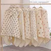 Towels Robes New baby hooded bath towel receiving blanket cartoon printing soft cotton Swaddle packaging towel shawl bath towel shawl raincoat supplies Z230819