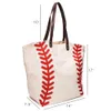 30 pezzi di borsa da baseball stampato Borsa in tela bianca BASSO DI VERIE CASUALE CASUALE CASA CHUADI