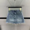 Skirts Womens Star Patch Denim Harajuku Korean Casual Chic Fashion Girls Y2k Summer Kawaii Aline Mini Jeans Skirt P1045 230817