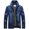 Jackets de jaquetas masculinas Jaqueta jeans Men Men Vintage Streetwear Mens e casacos casuais Jeans de Windbreaker de alta qualidade Tamanho masculino M-4xl