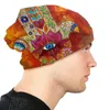 Berets Hamsa Bonnet orange Chapeau tricoté Hommes Femmes Hip Hop Unisexe Géométrie adulte Floral Floral Winter Skullies Cap