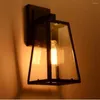 Wall Lamp Waterproof Lamps LED IP44 Glass Luminaria Porch Light LOFT Industrial Outdoor El Garden Lightings