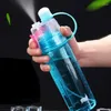 Badtillbehör Set Outdoor Mist Water Bottle Portable Mister med handtagsflaskor och SIP -funktion för vuxna barn