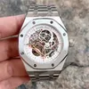 Ap Watches Fashion Handkerchief 2023 New Men's Cutout Automatic Chain Mechanical Watch Sapphire Glass Stainless Steel Watchband 30 Meters Waterproof Have Logo