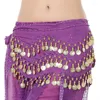 STAGE Wear Belly Dance Belt Thailand / Inde / Arab Dancer Jupe Femmes Sexy Hip Scarf Wrap Feme Feme Show Costume Sequins Tassel