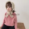 Pullover Girls' Half Turtleneck Sweater 2020 New Fashion Loose Top Children'S Bottoming Clothes Autumn And Winter Jacket Clothes For Girl x0818