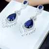 Stud Earrings Fashion S925 Sterling Silver Women's OL Style Dance Party Creative Pendant Sieraden Gifts