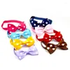 Köpek Yakaları Pet Dekorasyon Malzemeleri Cat Headgear commonulticolor İsteğe bağlı AccessoriesDot Bowtie Ayarlanabilir Malzemeler