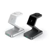 15W Wireless Charger Stand para iPhone 14 13 12 11 8 Apple Watch 3 em 1 Estação de acoplamento de carregamento rápido para AirPods Pro iwatch 8 7 Samsung Xiaomi Cellphones