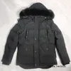 Moose Men's Down Parkas Canadas Palm Jacket Winter Fur-Trim z kapturem Knock Bo Gooses Sn0t S Monclair Puffer Płaszcz Płaszcz Designer Knucks Tzm