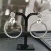 Marque Designer MIUMIU Mode boucles d'oreilles nouveau tournesol cristal plein diamant fleur diamant boucles d'oreilles femme saint valentin cadeaux haute qualité accessoires bijoux