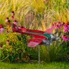 Decorazioni da giardino decorazione in metallo aereo in metallo a aereo esterno aeromobile meteoro