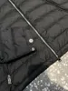Hidden Hat Design Lätt Mens Down Jacket Arm Badge Puffer Jacket Front Picks Pockets Winter Wram Coat Storlek 1--5231T
