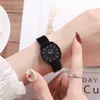 Wristwatches Women Fashion Casual Leather Strap Bracelet Watches Ladies White Romantic Black Cool Time Girl Pretty Love Clocks Teen Gift