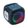 Портативные динамики TG359 беспроводной динамик Bluetooth Светодиодный свет RGB Square Pleph