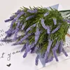 Decorative Flowers Wreaths Purple Lavender Simulation Bouquet Hotel Home Decor Wedding Table Party Decoration Artificial Green Plants Accessories HKD230818