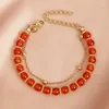 Charm Bracelets 6mm Natural Stone Beads Double Layer Women Yoga Reiki Healing Quartz Agate Handmade Bangles Fashion Jewelry Gift
