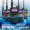 Walkie talkie 2023 baofeng uv 16 pro kompis v2 maximera 10w långväga vattentät uv16 tvåvägs radiouppgraderad uv5r max 230816