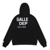 American Designer Galler Classic Printed hoodie High Gram Weight Cotton Hooded Sweatshirt Fashion Streetwear Depts