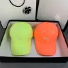 Top Caps Tasarımcı Casquette Candy Floresan Pamuk Beyzbol Çift Moda Mektubu Sokak Çekim Kapağı G2308188BF