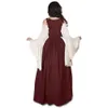 S-6xl Médieval Punk Dress Cosplay Halloween Costumes Women Palace Carnival Party Disguise princesse Femme Victorian Vestido Robe