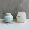 Candle Holders DIY Pattern Mold Silicone Spherical Lantern Soft Making Mould Form Handmade Silikon For Gypsum Plaster Tool