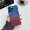 Gradient Cell Telefle Case Magnetyczne bezprzewodowe ładowanie płynne silikon dla iPhone'a 15 14 13 12 Pro Max plus iPhone15 iPhone14 iPhone13 odporna na miękką okładkę miękką