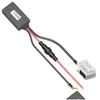 Bluetooth Car Kit 12pin 12V Adapter AUX för W169 W245 W203 W209 W164 W221 Hands Trådlös 4.0 Drop Leverans Mobiler Motorcyklar Elekt ELEKTIV DHDCZ