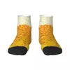 Men's Socks Funny Beer Design Dress Men Women Warm Fashion Crew