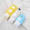 Storage Bottles Portable 50/70/90ml Soft Silicone Refillable Bottle Sub-bottling Tube Squeeze Container Travel Cute Animal Shower Gel Jar