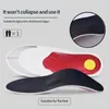 Skodelar Tillbehör Premium High Arch Support Insoles Gel Pad 3D Flat Feet For Women Men Orthopedic Foot Pain Damping Cushion 230817