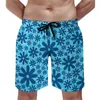 Shorts masculinos Daisy Amarelo Board fofo de impressão floral