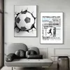 Аннотация Modern Simple Football Creative Canvas картины настенные искусства плюсы Picking Movements Posters и отпечатки картинки для живых детских комнат домашний декор нет рамки wo6