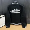 Giacca da baseball designer cappotti da donna lettere ricamate design giacche esterno cappotto in stile hiphop streetwear