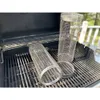 BBQ Tools Accessories Stainless Steel Roasting and Smoking Rack Outdoor Picnic Camping Essential Barbecue Basket Leakproof Easy to Clean Summer 230817