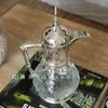 Su Şişeleri Orta Doğu Suyu İçecek Kettle Retro Çiçek Oyma Soğuk Arap Lüks Büyük Kapasiteli Cam Klasik Şişe