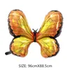 Autres fournitures de fête d'événement volant fée couleur ailes fille habiller joyeux anniversaire cadeau dessin animé papillon feuille ballon 230818