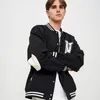 Herrjackor renyadao vintage brev broderi rib stickad varsity bomberjacka lös unisex satin marin patches man ytterkläder kappa 230817